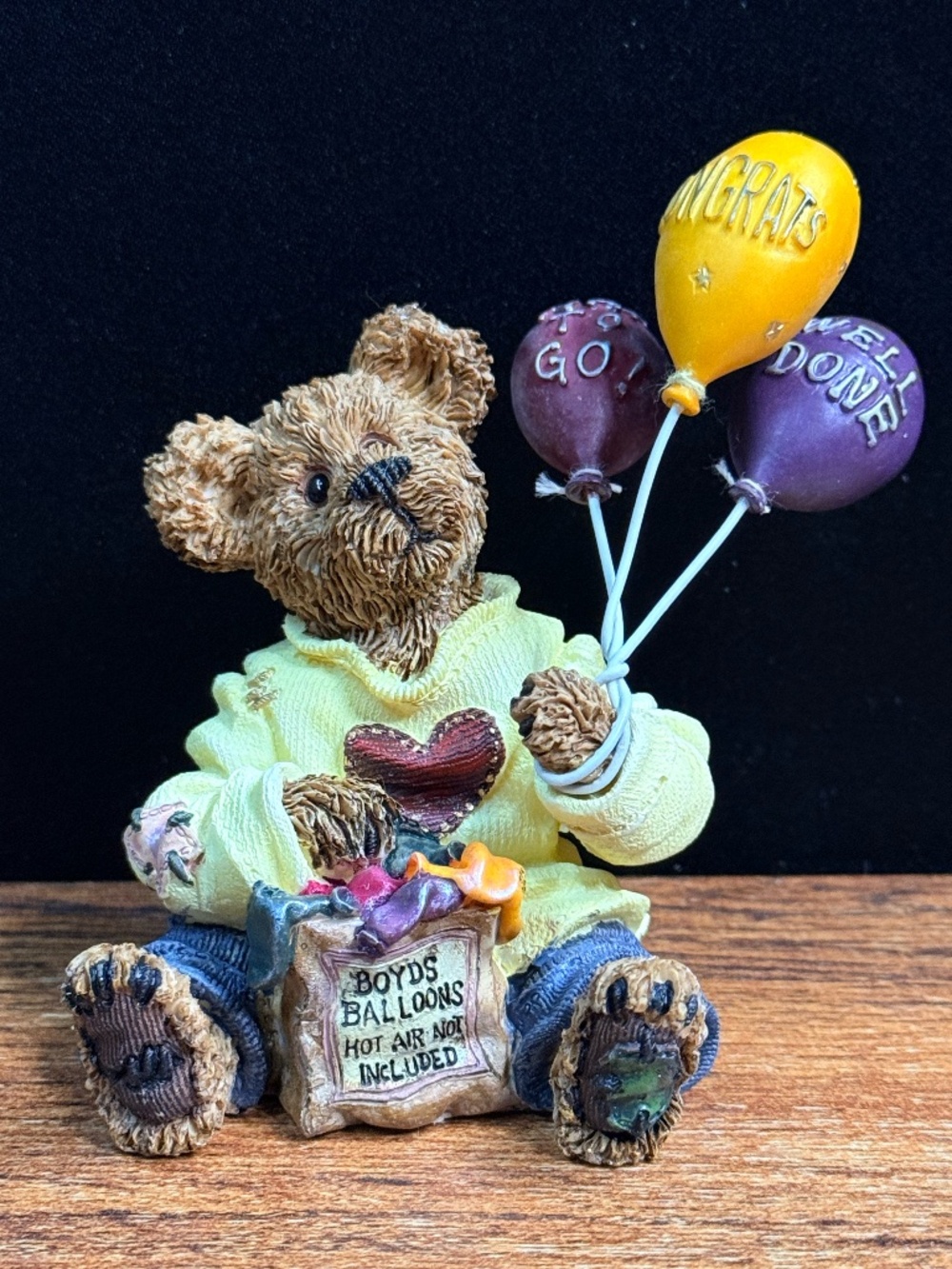 THE BOYDS COLLECTION Boyds Bears & Friends “Goodfer U Bear…Way to Go!” Figurine